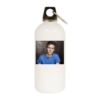 Gage Munroe White Water Bottle With Carabiner