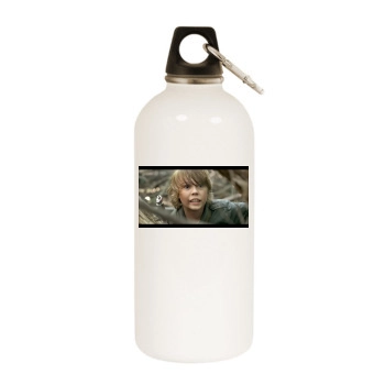 Gage Munroe White Water Bottle With Carabiner