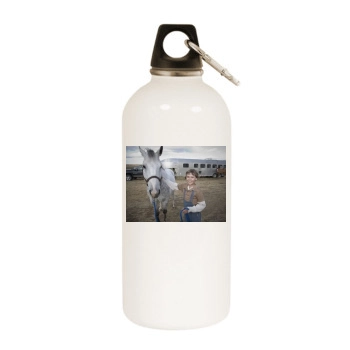 Gage Munroe White Water Bottle With Carabiner