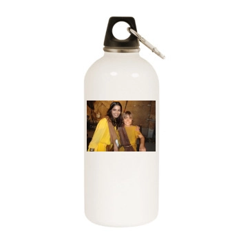 Gage Munroe White Water Bottle With Carabiner