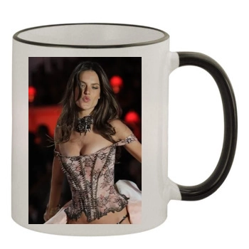 Alessandra Ambrosio 11oz Colored Rim & Handle Mug