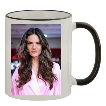 Alessandra Ambrosio 11oz Colored Rim & Handle Mug