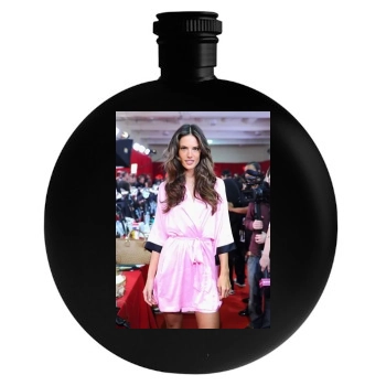 Alessandra Ambrosio Round Flask