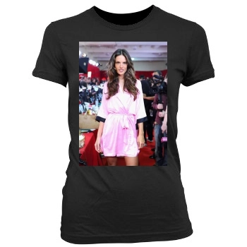 Alessandra Ambrosio Women's Junior Cut Crewneck T-Shirt