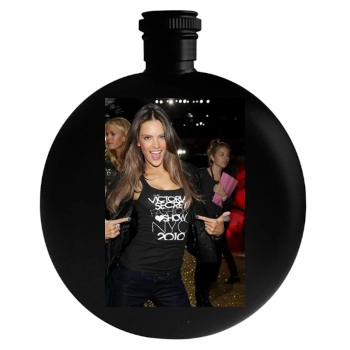 Alessandra Ambrosio Round Flask