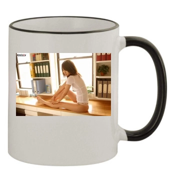 Ando Sayaka 11oz Colored Rim & Handle Mug