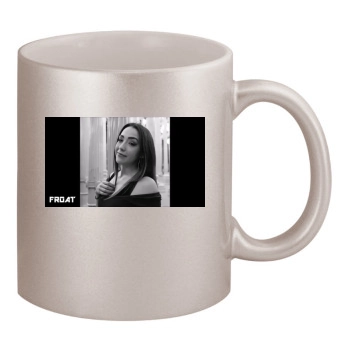 Gavlyn 11oz Metallic Silver Mug