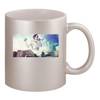 Gavlyn 11oz Metallic Silver Mug