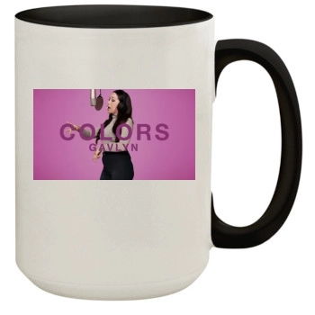 Gavlyn 15oz Colored Inner & Handle Mug