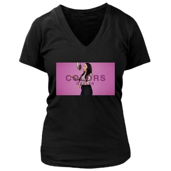 Gavlyn Women's Deep V-Neck TShirt