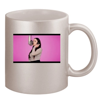 Gavlyn 11oz Metallic Silver Mug