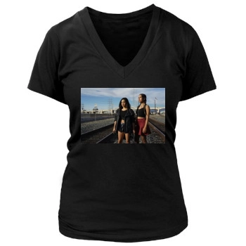 Gavlyn Women's Deep V-Neck TShirt