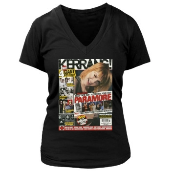 Hayley Williams Women's Deep V-Neck TShirt