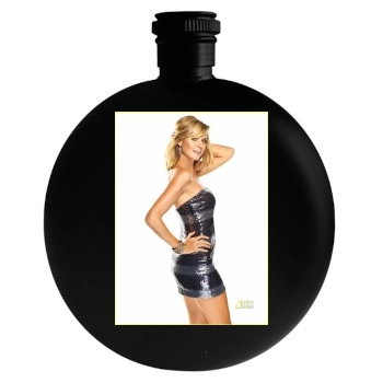 Heidi Klum Round Flask