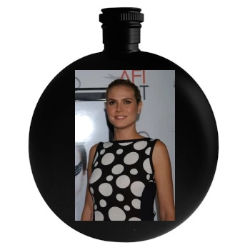 Heidi Klum Round Flask