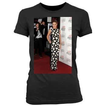 Heidi Klum Women's Junior Cut Crewneck T-Shirt