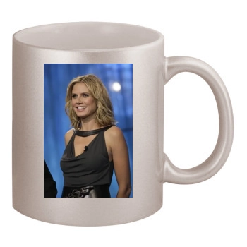 Heidi Klum 11oz Metallic Silver Mug