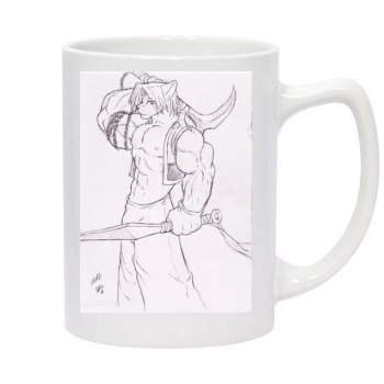 Gideon Hoss 14oz White Statesman Mug