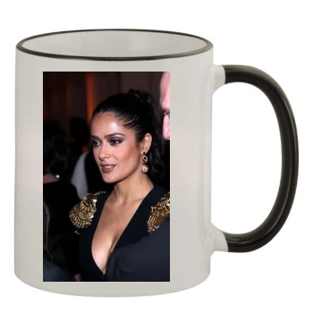 Salma Hayek 11oz Colored Rim & Handle Mug