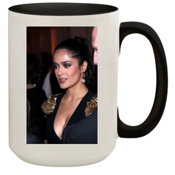 Salma Hayek 15oz Colored Inner & Handle Mug