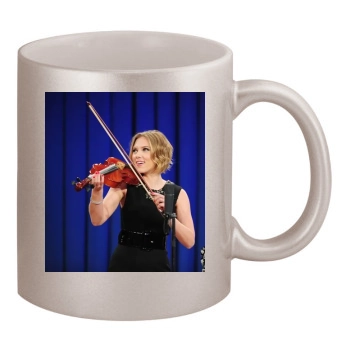 Scarlett Johansson 11oz Metallic Silver Mug