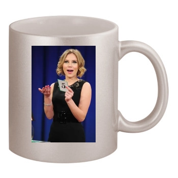 Scarlett Johansson 11oz Metallic Silver Mug