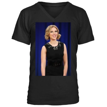 Scarlett Johansson Men's V-Neck T-Shirt