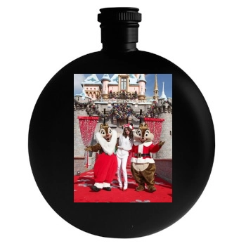 Selena Gomez Round Flask