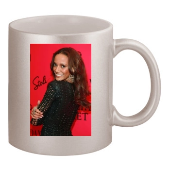 Selita Ebanks 11oz Metallic Silver Mug