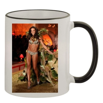 Selita Ebanks 11oz Colored Rim & Handle Mug