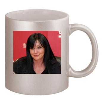 Shannen Doherty 11oz Metallic Silver Mug