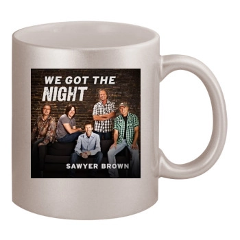 Sawyer Brown 11oz Metallic Silver Mug