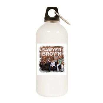 Sawyer Brown White Water Bottle With Carabiner