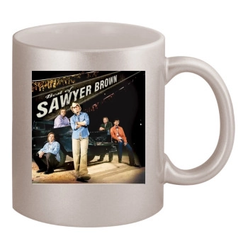 Sawyer Brown 11oz Metallic Silver Mug