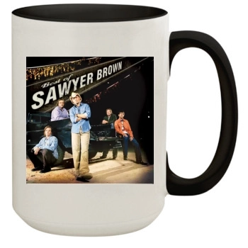 Sawyer Brown 15oz Colored Inner & Handle Mug