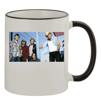 Sawyer Brown 11oz Colored Rim & Handle Mug