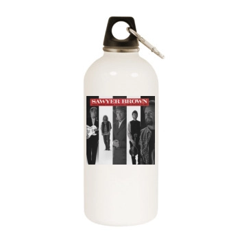 Sawyer Brown White Water Bottle With Carabiner