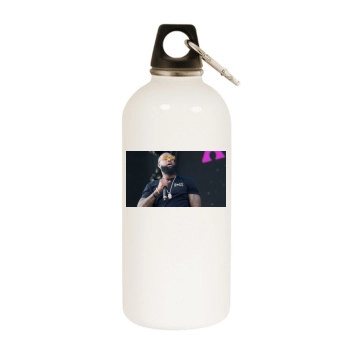 Slim Thug White Water Bottle With Carabiner