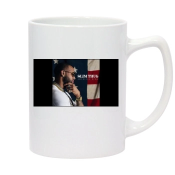 Slim Thug 14oz White Statesman Mug