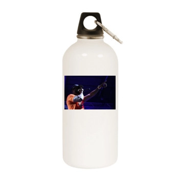 Slim Thug White Water Bottle With Carabiner