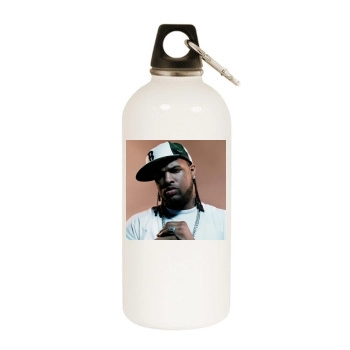 Slim Thug White Water Bottle With Carabiner