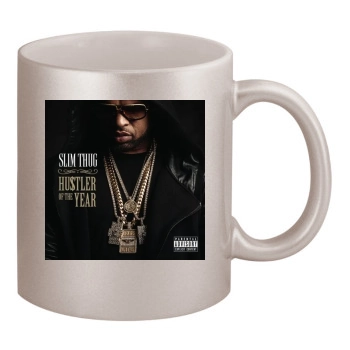 Slim Thug 11oz Metallic Silver Mug