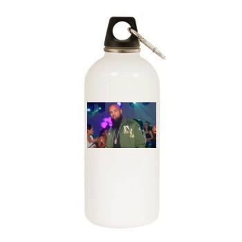 Slim Thug White Water Bottle With Carabiner