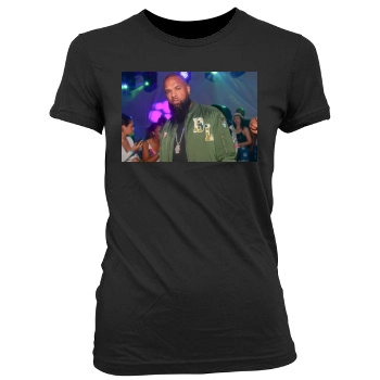 Slim Thug Women's Junior Cut Crewneck T-Shirt