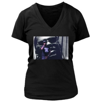 Slim Thug Women's Deep V-Neck TShirt