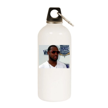 Slim Thug White Water Bottle With Carabiner