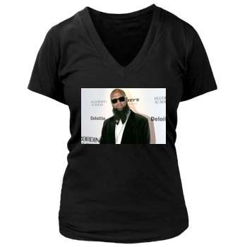 Slim Thug Women's Deep V-Neck TShirt