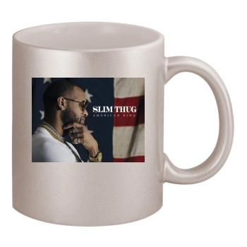 Slim Thug 11oz Metallic Silver Mug