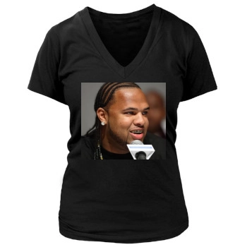 Slim Thug Women's Deep V-Neck TShirt