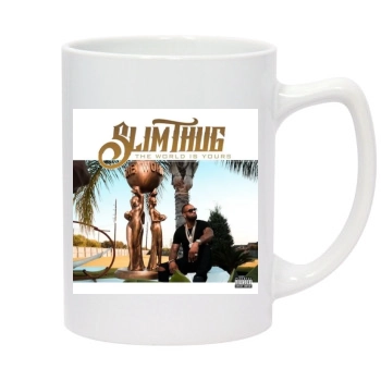 Slim Thug 14oz White Statesman Mug